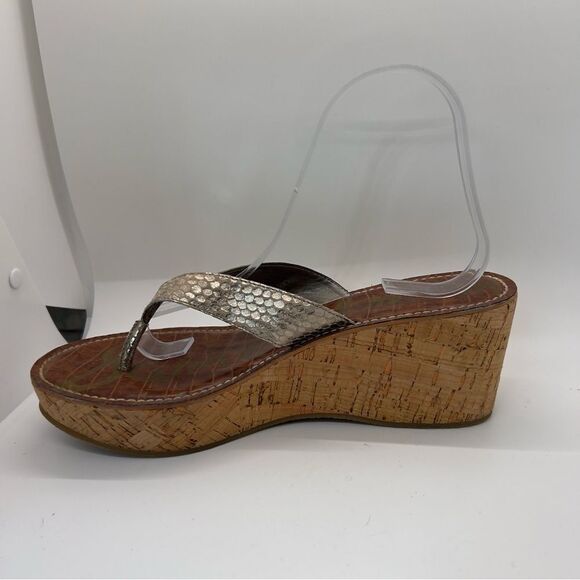 Sam Edelman Flip Flop Wedge Sandal 9.5 - Picture 7 of 10